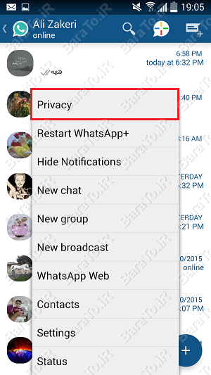 آموزش نصب و استفاده از واتس آپ پلاس اندروید WhatsApp+ plus